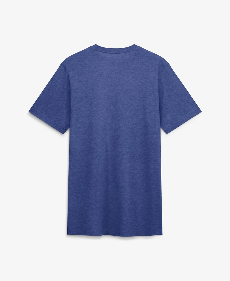 Nike Men's Heather Royal Texas Rangers Cooperstown Logo Tri-Blend T-Shirt