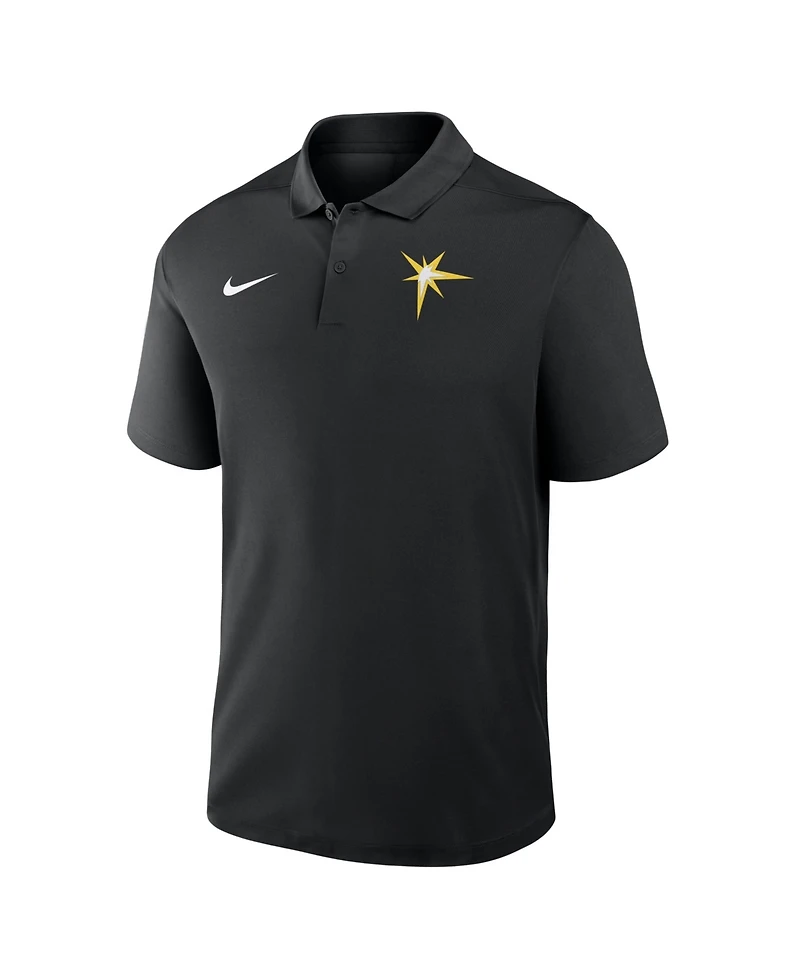 Nike Men's Black Tampa Bay Rays Dri-fit Victory Polo Shirt
