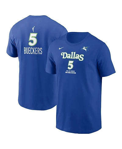 Nike Men's Paige Bueckers Blue Dallas Wings Name & Number Rebel Edition T-Shirt