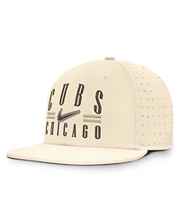 Nike Men's Natural Chicago Cubs True Dri-fit AeroBill Fitted Hat