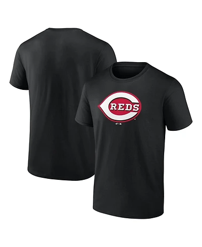Logo Athletic Men's Black Cincinnati Reds T-Shirt