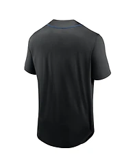 Fanatics Men's Black Los Angeles Dodgers Franchise Button-Up Fashion Top
