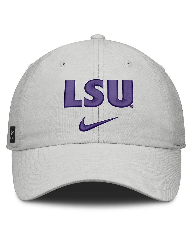 Nike Men's and Women's Gray Lsu Tigers 2026 On-Field Gameday Club Adjustable Hat