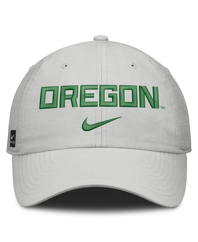 Nike Men's and Women's Gray Oregon Ducks 2026 On-Field Gameday Club Adjustable Hat