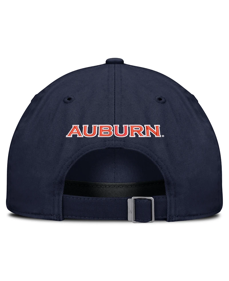 Nike Men's and Women's Navy Auburn Tigers 2026 Sideline Club Adjustable Hat