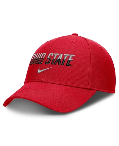 Nike Men's and Women's Scarlet Ohio State Buckeyes 2026 On-Field Gameday Rise Adjustable Hat
