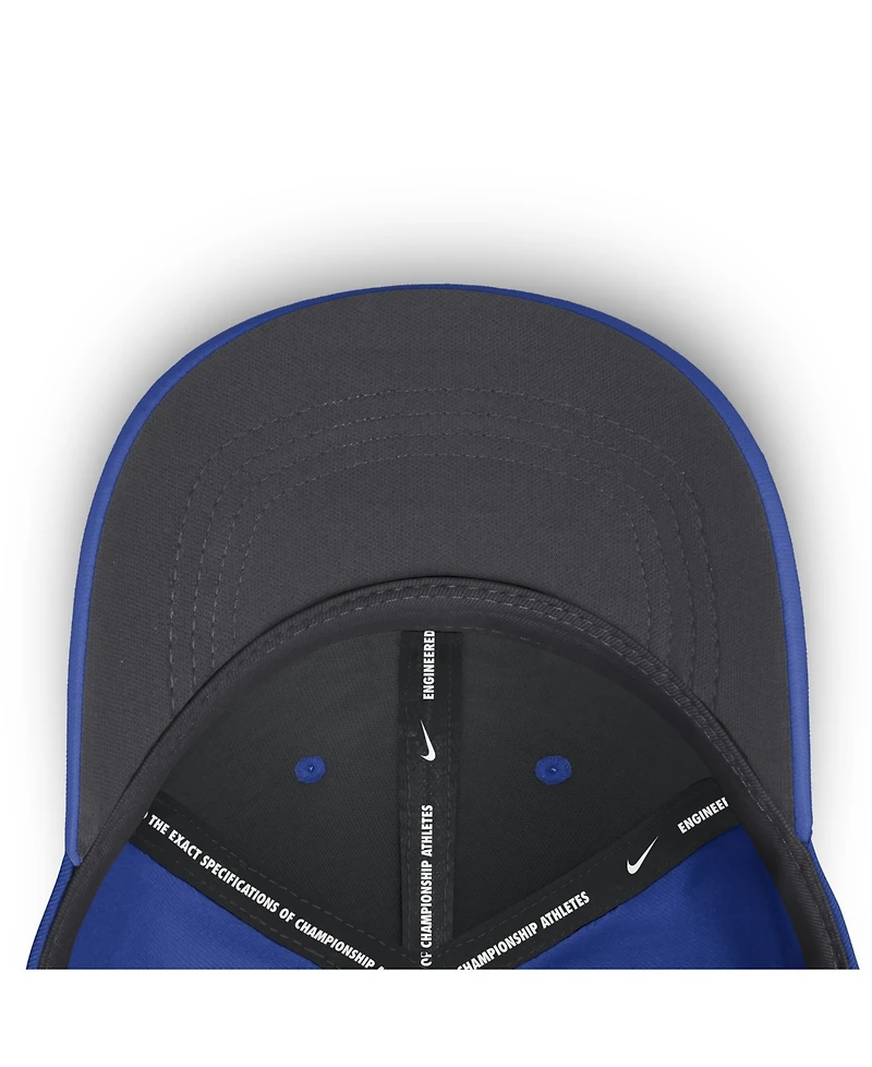 Nike Men's Royal Duke Blue Devils Gameday Aerobill Swooshflex Dri-fit Hat