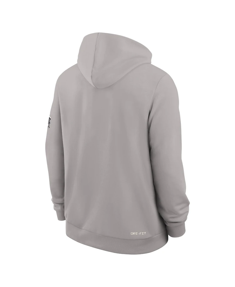 Nike Men's Gray Ohio State Buckeyes 2026 Sideline Standard Issue Dri-fit Hoodie