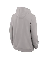 Nike Men's Gray Ohio State Buckeyes 2026 Sideline Standard Issue Dri-fit Hoodie