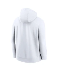 Nike Men's White Boston Red Sox Logo Club Hoodie