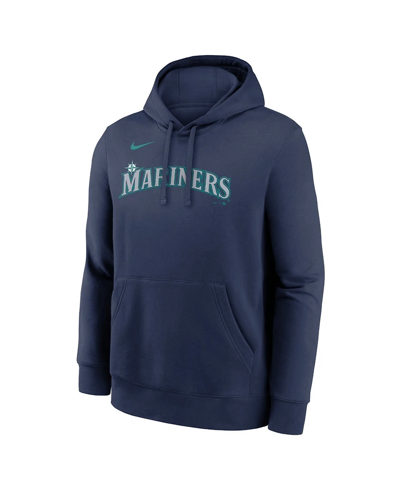 Nike Men's Navy Seattle Mariners Dri-Fit Club Hoodie