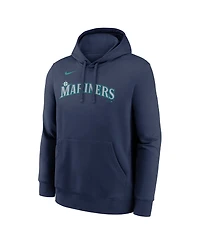 Nike Men's Navy Seattle Mariners Dri-Fit Club Hoodie