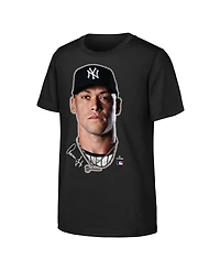 Outerstuff Big Boys and Girls Aaron Judge Black New York Yankees Headliner T-Shirt