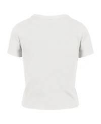 '47 Brand Women's Sand New York Knicks Straight Cut Baby Rib T-Shirt