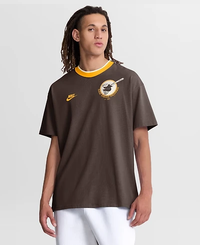 Nike Men's Brown San Diego Padres Cooperstown Collection Ringer T-Shirt
