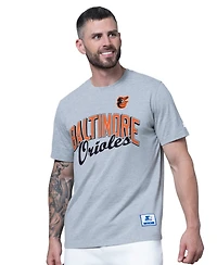 Starter Men's Two-Pack Orange/Heather Gray Baltimore Orioles T-Shirt Set