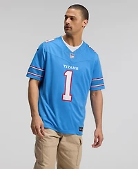 Nike Men's Cameron Ward Light Blue Tennessee Titans Vapor F.u.s.e. Stitched Limited Jersey