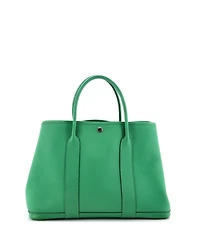 Pre-Owned HERMES 36 Garden Party Tote Leather with Printed Interior