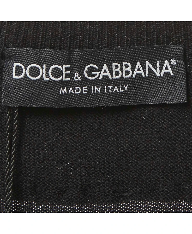 Pre-Owned Dolce & Gabbana Women's Stretch Knit Beaded Top