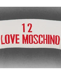 Pre-Owned Love Moschino Women's Logo Knit Turtle Neck Sweater