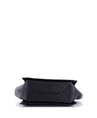 Pre-Owned Celine Small Tri-Fold Shoulder Bag Grained Calfskin