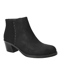 Easy Street Women's Belmont Ankle Block Heel Booties