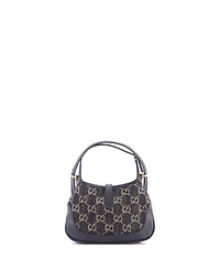 Pre-Owned Gucci Mini Jackie 1961 Hobo Gg Denim