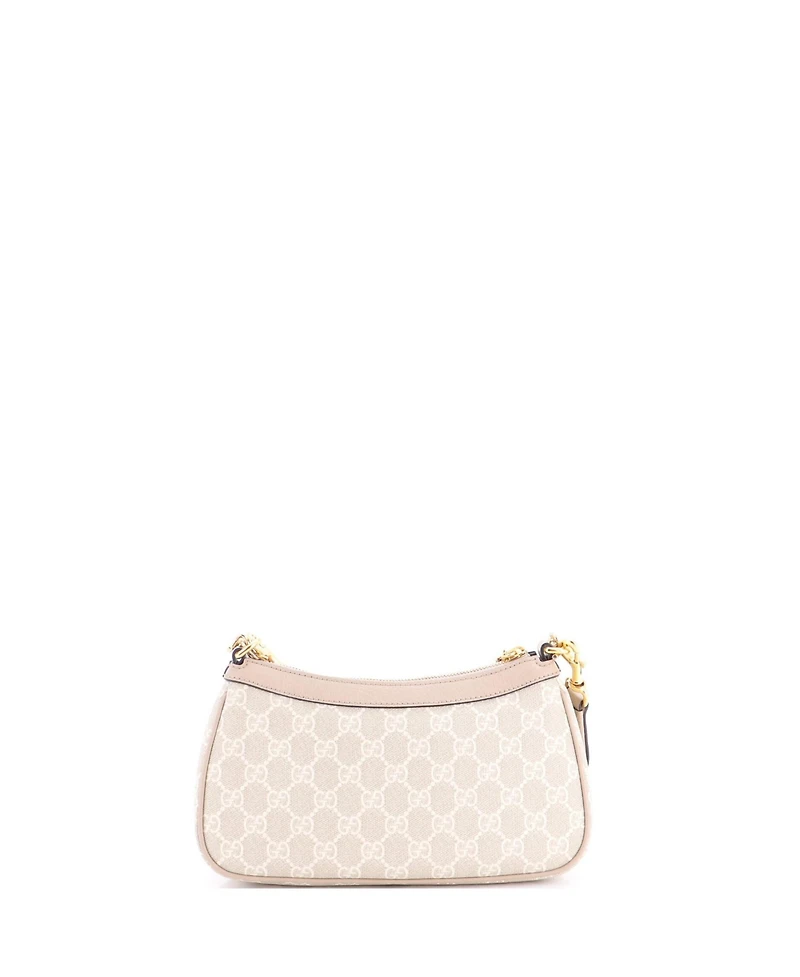 Pre-Owned Gucci Small Ophidia Charm Shoulder Bag Gg Coated Canvas