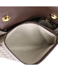 Pre-Owned Gucci Medium Blondie Nm Top Handle Bag Gg Coated Canvas