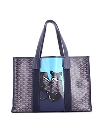 Pre-Owned Goyard Mm Villette Tote Printed Coated Canvas