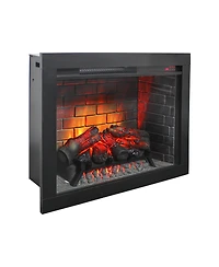 Streamdale Furniture 28" Infrared Electric Fireplace Insert with Removable Trim and Touch Panel