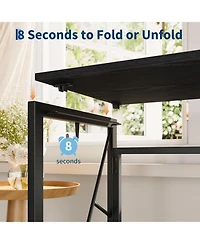 homfan 39.4" Folding Computer Desk