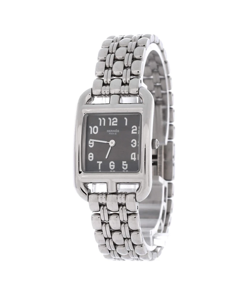 Pre-Owned HERMES Cape Cod Quartz Watch in Stainless Steel 23mm
