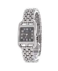Pre-Owned HERMES Cape Cod Quartz Watch in Stainless Steel 23mm
