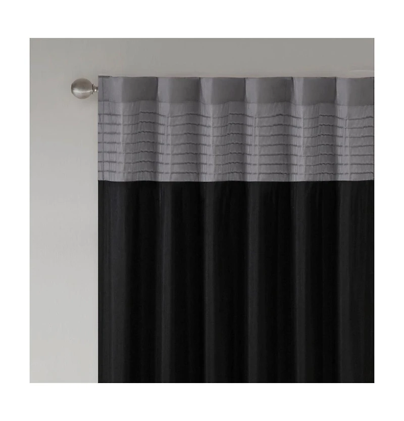 Avobird Pintuck Curtain Panel Only 1 Pc Panel