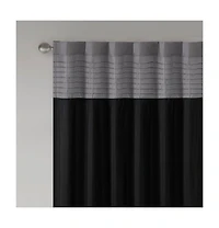 Avobird Pintuck Curtain Panel Only 1 Pc Panel