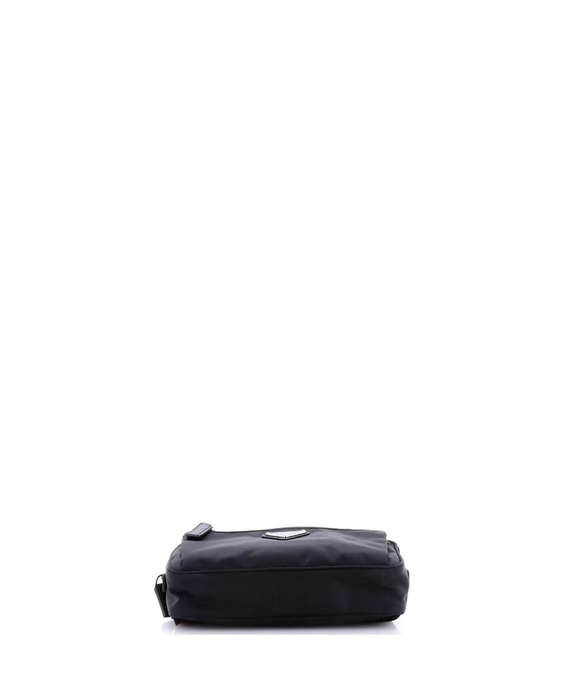 Pre-Owned Prada Small Zip Waist Bag Tessuto