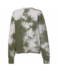 Pre-Owned Off-White Women's Tie Dye Cotton Knit Crew Neck Sweatshirt