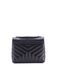 Pre-Owned Saint Laurent Small Loulou Shoulder Bag Matelasse Chevron Leather
