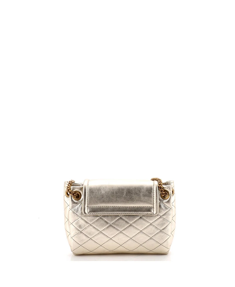 Pre-Owned Saint Laurent Mini Nolita Satchel Quilted Leather