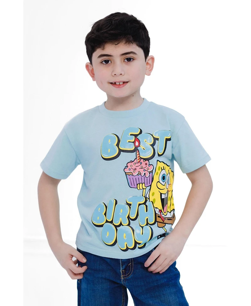 SpongeBob SquarePants Boys (5 - 16) Birthday T-Shirt
