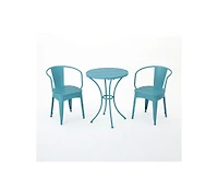 sumyeg Modern 3-Piece Patio Bistro Set