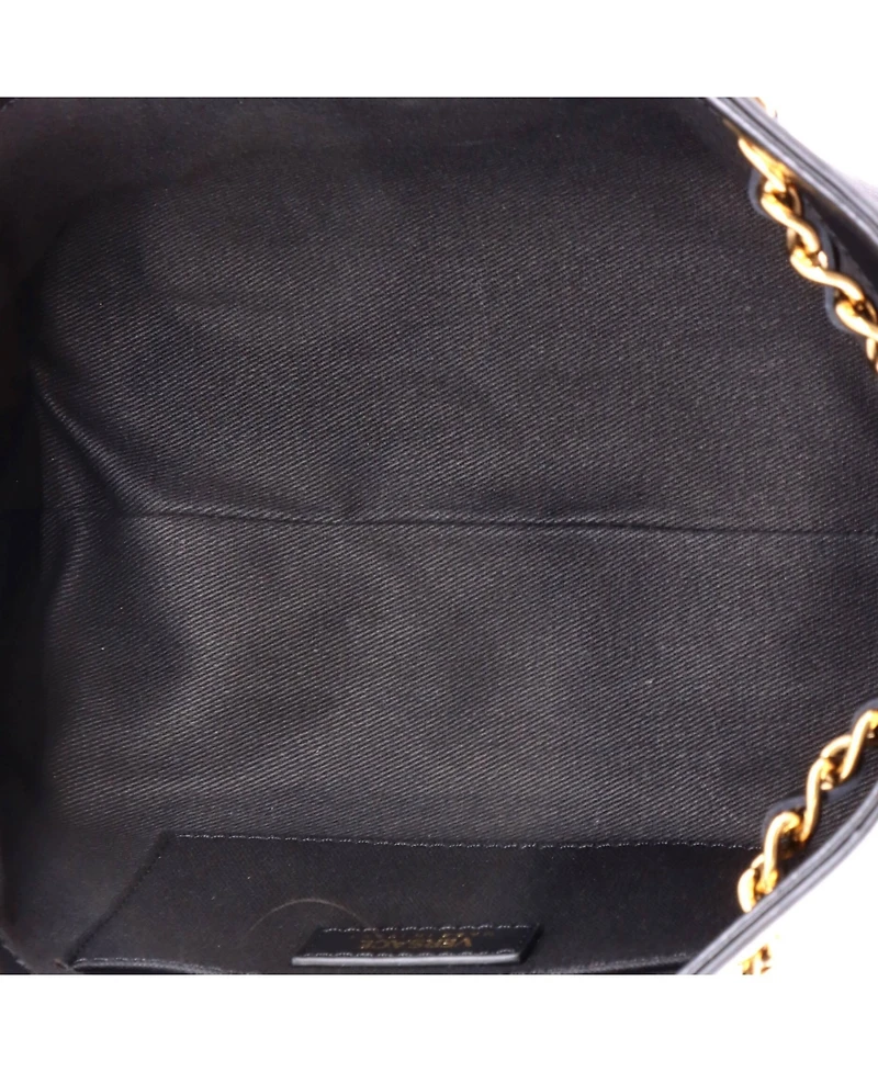 Pre-Owned Versace Mini Medusa Icon Chain Tote Leather