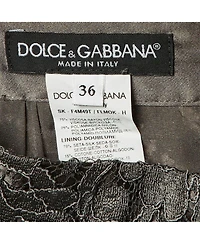 Pre-Owned Dolce & Gabbana Women's Lace Mini Skirt