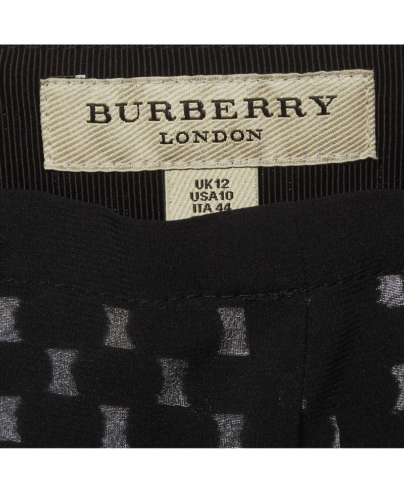 Pre-Owned Burberry Women's Synthetic Fil Coupandeacute Pencil Skirt
