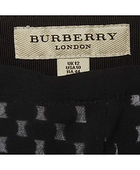 Pre-Owned Burberry Women's Synthetic Fil Coupandeacute Pencil Skirt