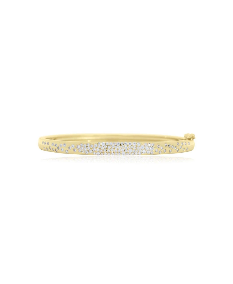The Lovery Cz Confetti Bangle 14K Gold-Plated Sterling Silver