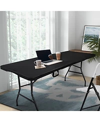 Piscifun 6ft Folding Table Plastic Portable Banquet Utility Desk Indoor Outdoor