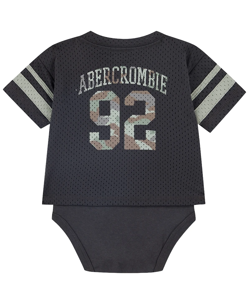 abercrombie kids Baby Boys' Short-Sleeve Sport Bodysuit