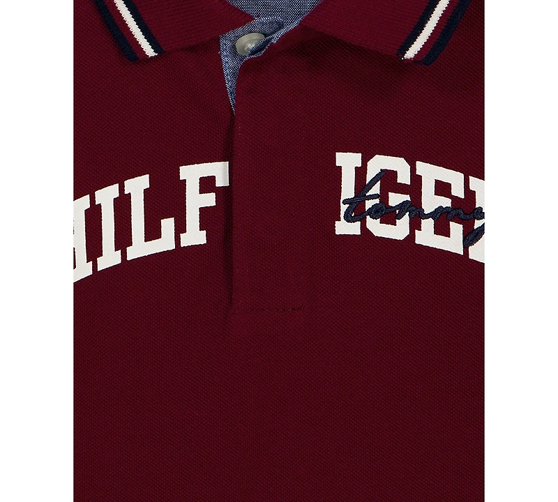 Tommy Hilfiger Toddler Boys' 2T-5T Long-Sleeve Top and Pants, 2-Piece Set